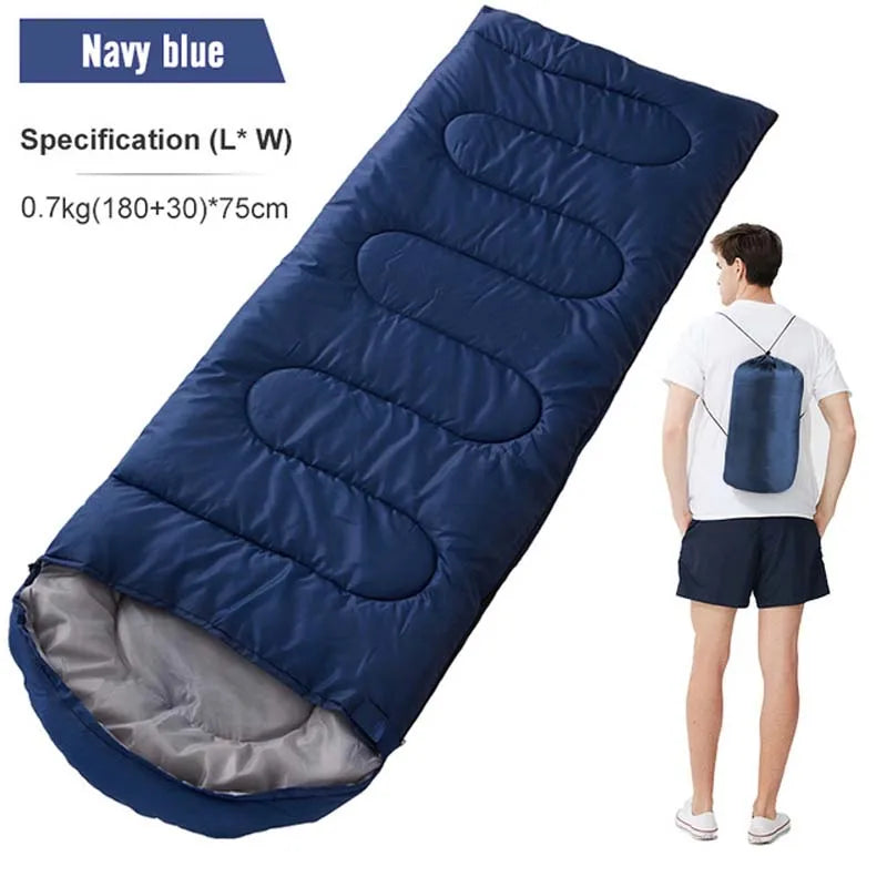 Camping Sleeping Bag Lightweight Four Season Mummy Cotton Backpacking