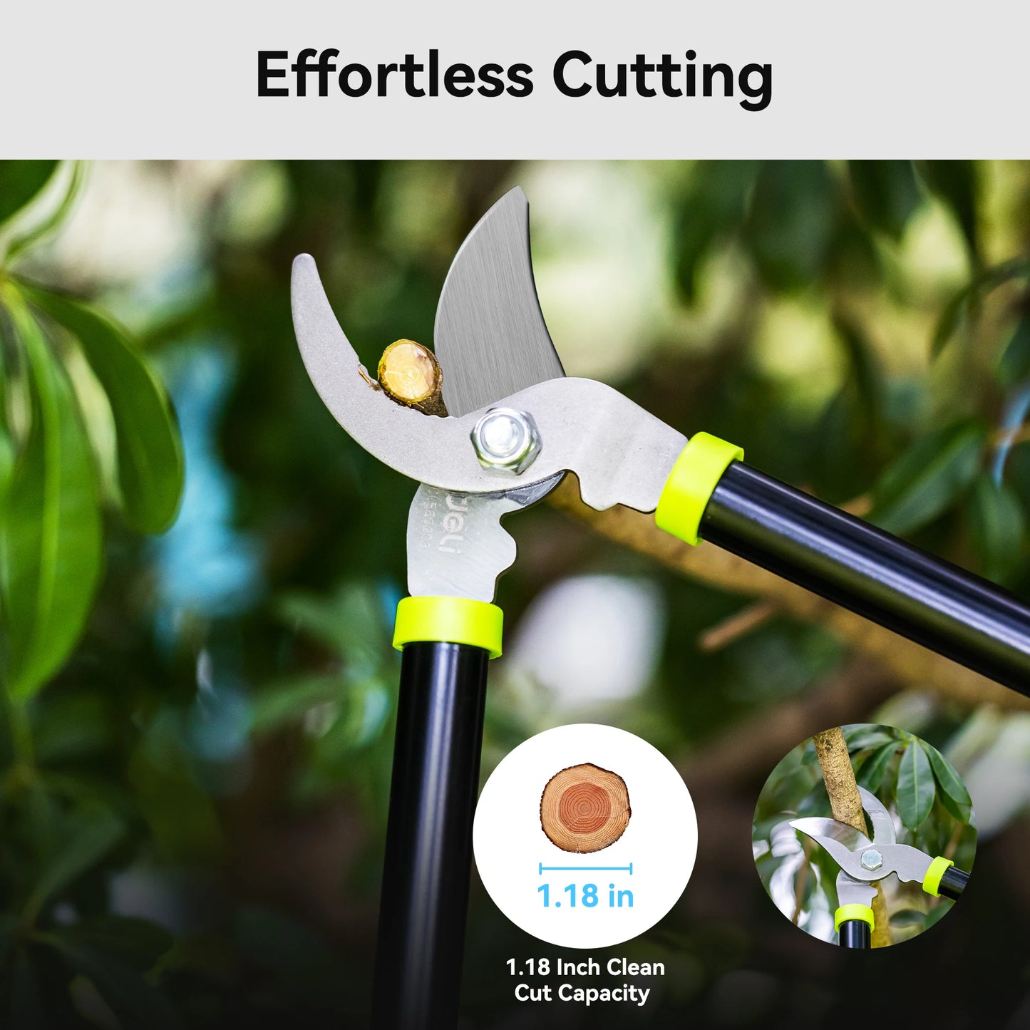 Deli 3-Piece Loppers And Pruners Set For Garden Care