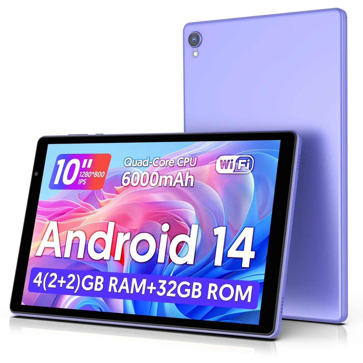 BAKEN Android Tablet QuadCore 5G WiFi 4GB RAM 32GB Storage