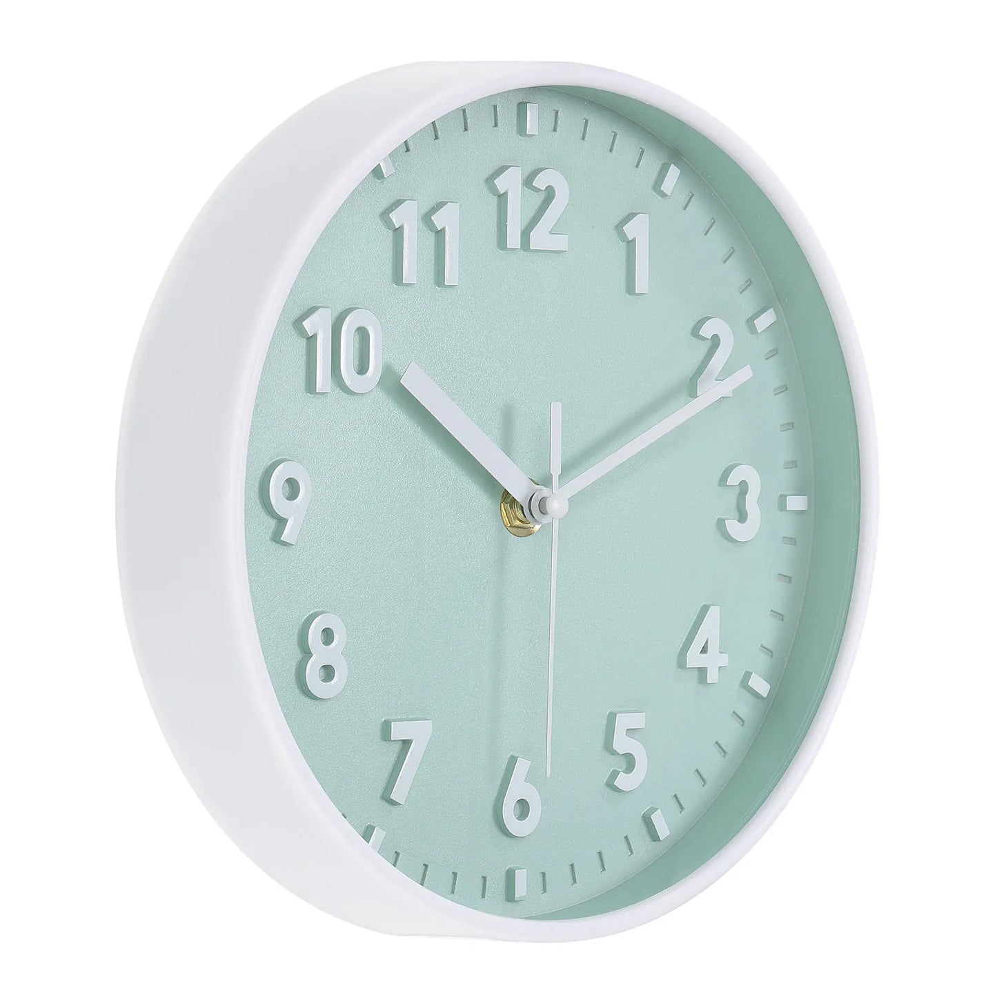 UXCELL Silent Quartz Wall Clock Battery Operated 3D Numbers