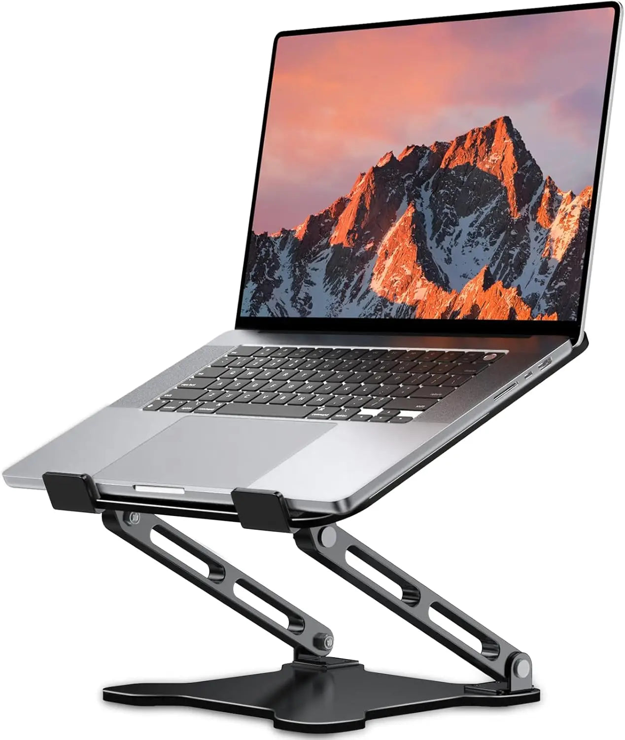 Adjustable Metal Laptop Stand Foldable Ventilated Riser