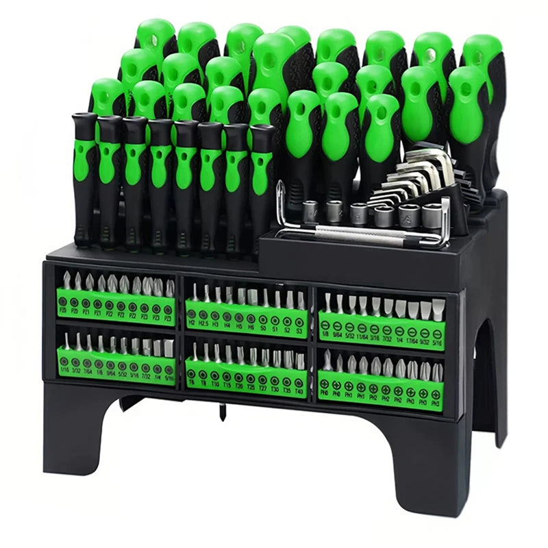 Insulated Magnetic Screwdriver Set With Plastic Holder
