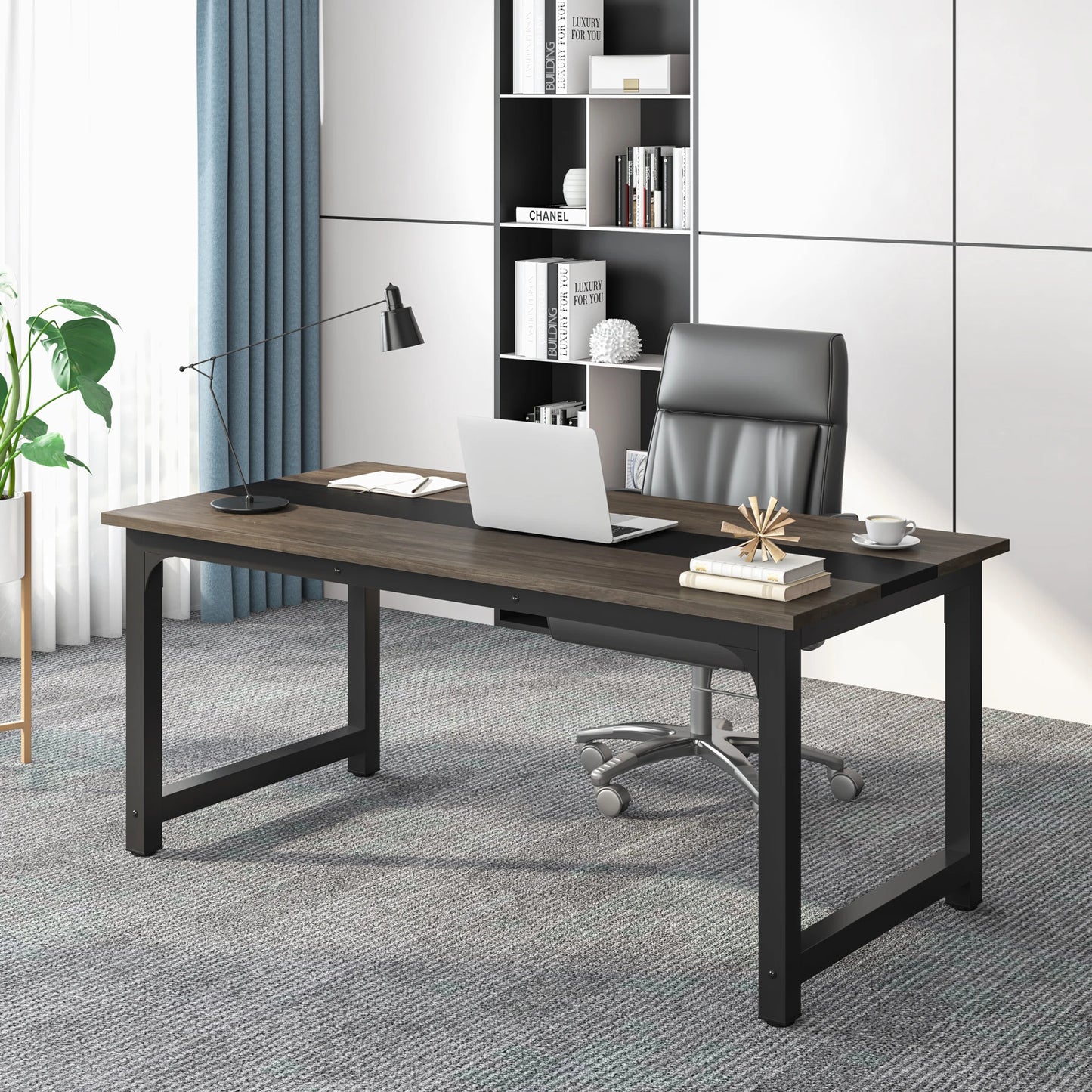 Tribesigns Large Office Desk Computer Table Workstation For Home Office