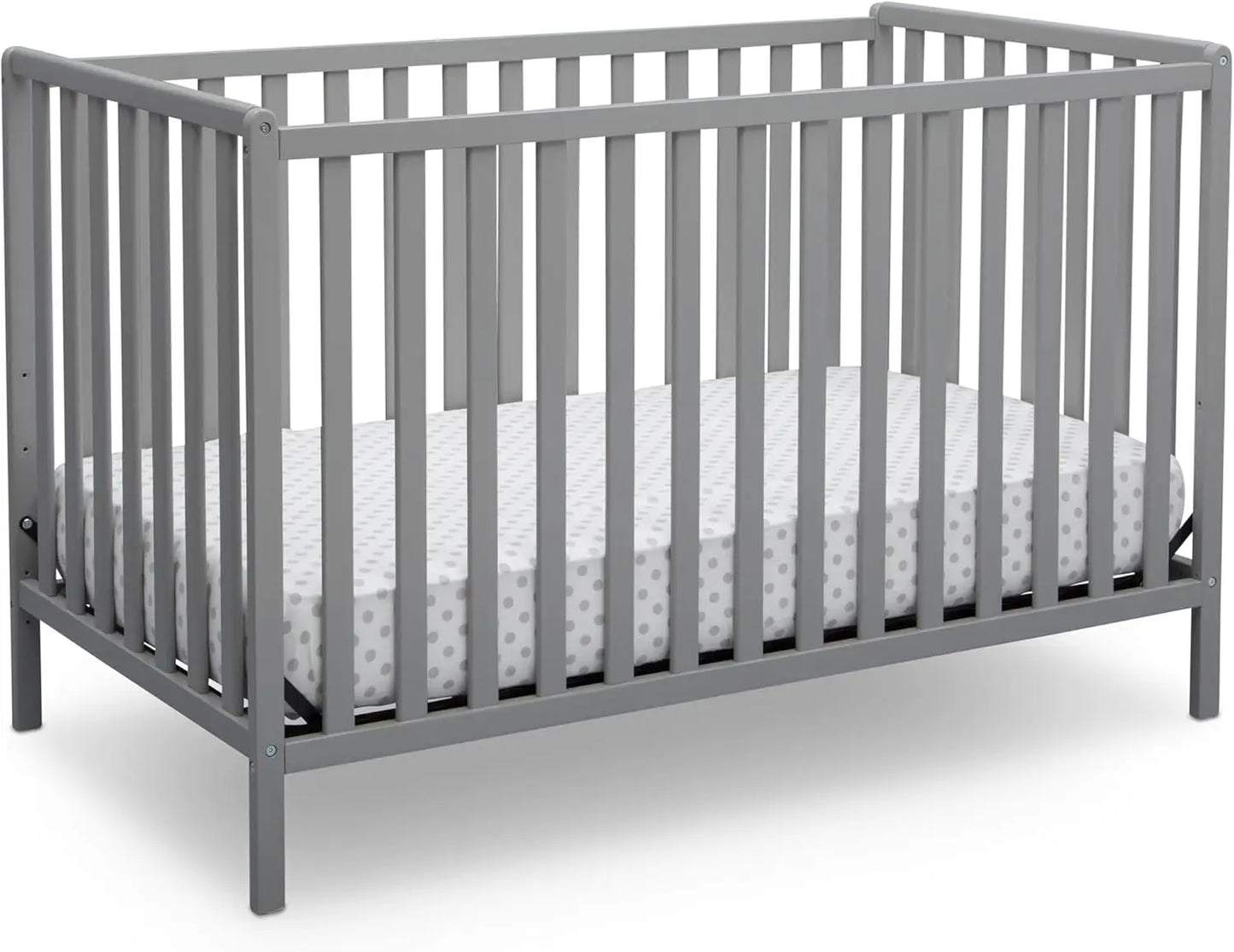 4-In-1 Convertible Crib Greenguard Gold Certified Toddler Bed Conversion