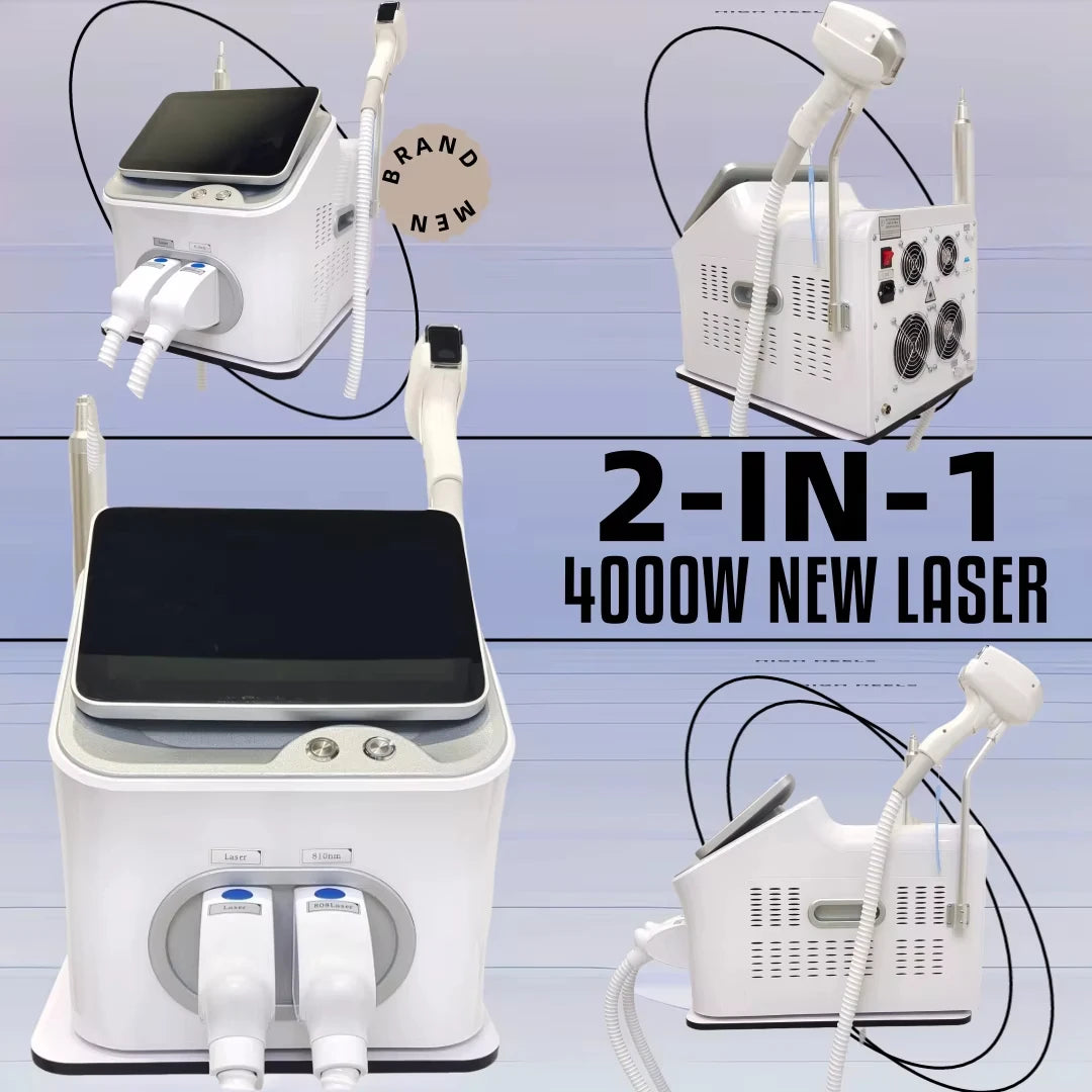 FEMUNE 4000W Two In One Diode Laser Hair Removal And Tattoo Removal