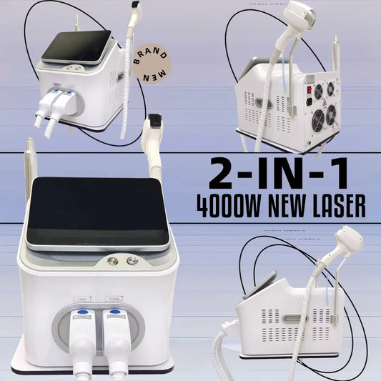 FEMUNE 4000W Two In One Diode Laser Hair Removal And Tattoo Removal