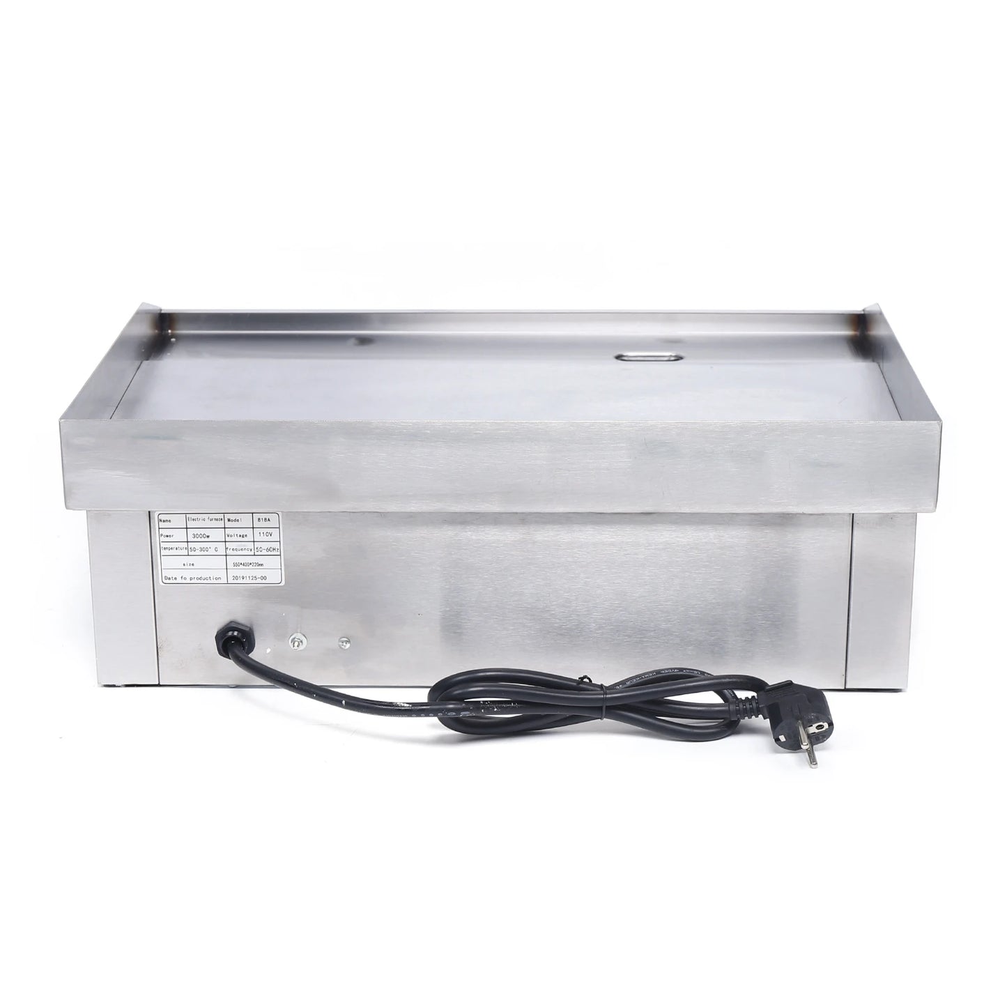 Commercial Electric Flat Top Griddle Stainless Steel Countertop