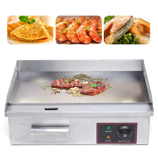 Commercial Electric Flat Top Griddle Stainless Steel Countertop