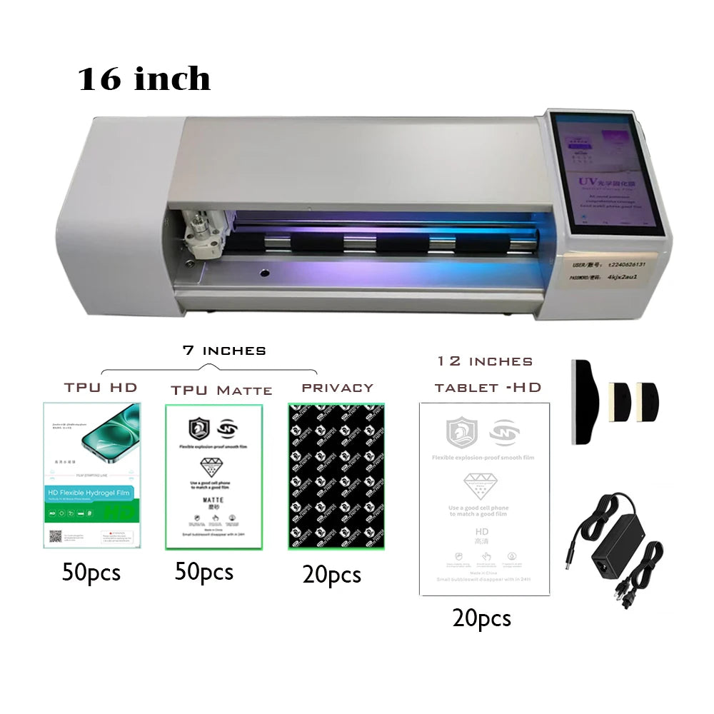 Hydrogel Film Plotter Cutter For Phone Screen Protectors