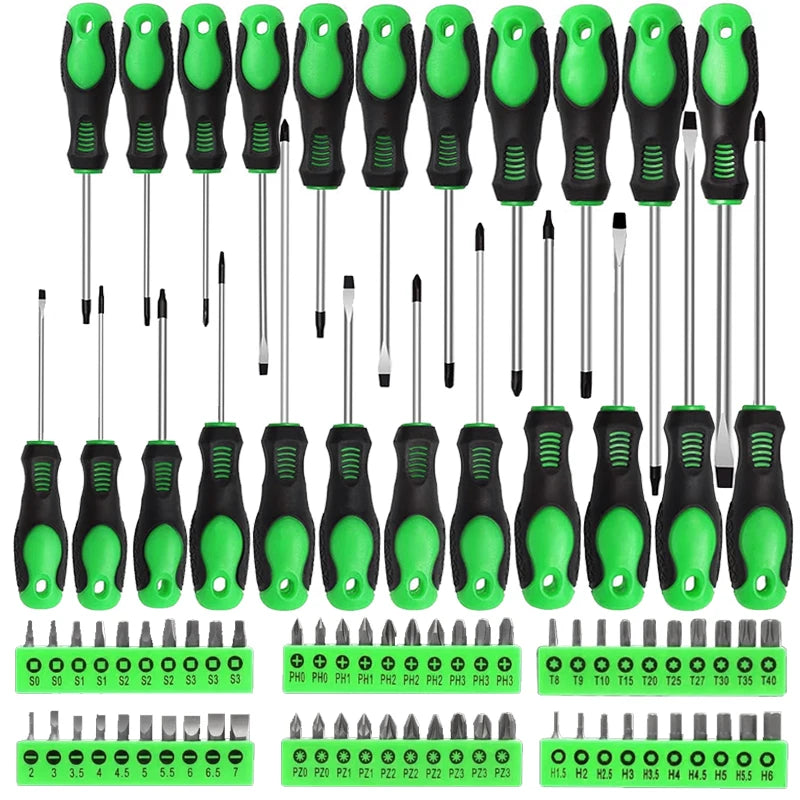 Insulated Magnetic Screwdriver Set With Plastic Holder