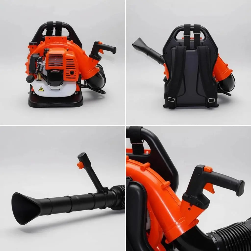 Gas Powered Backpack Leaf Blower With Adjustable 2-Stroke Engine