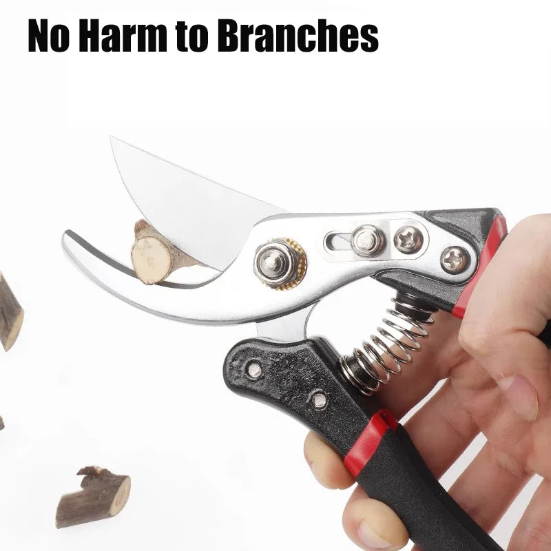 Garden Pruning Shears With SK5 Steel Blades Orchard Trimmer