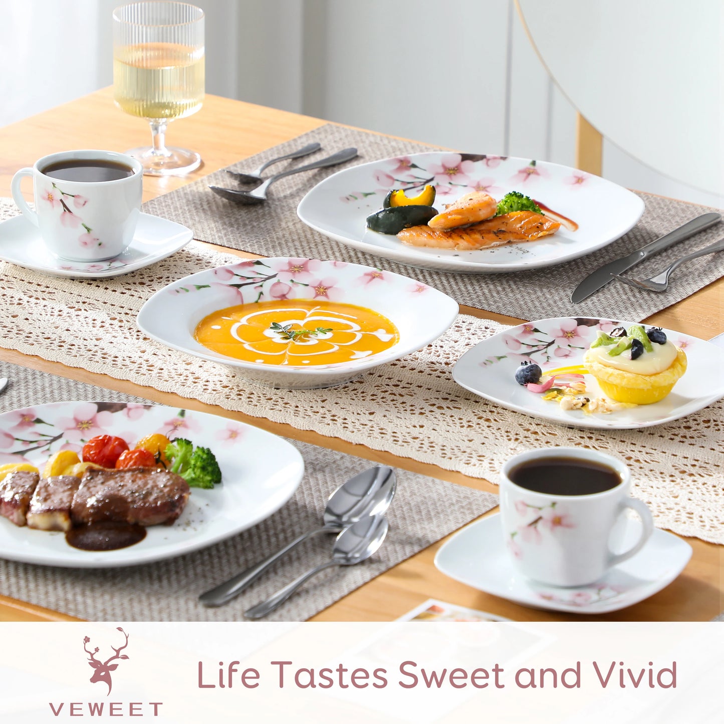 Malacasa Annie Porcelain Dinnerware Set