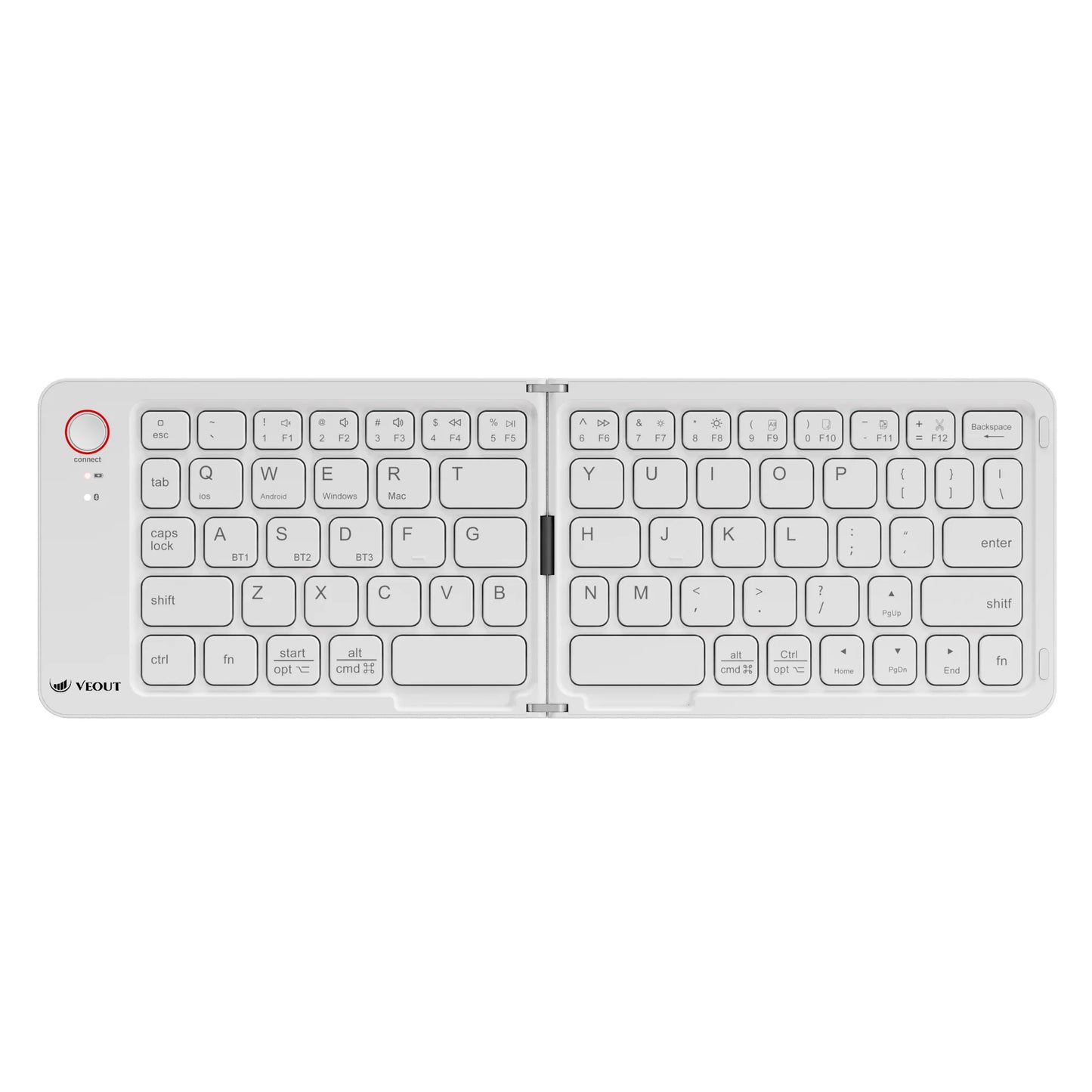 LISM E4 Wireless Folding Keyboard for Laptops and Tablets