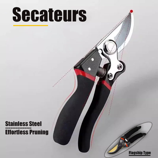 Garden Pruning Shears With SK5 Steel Blades Orchard Trimmer