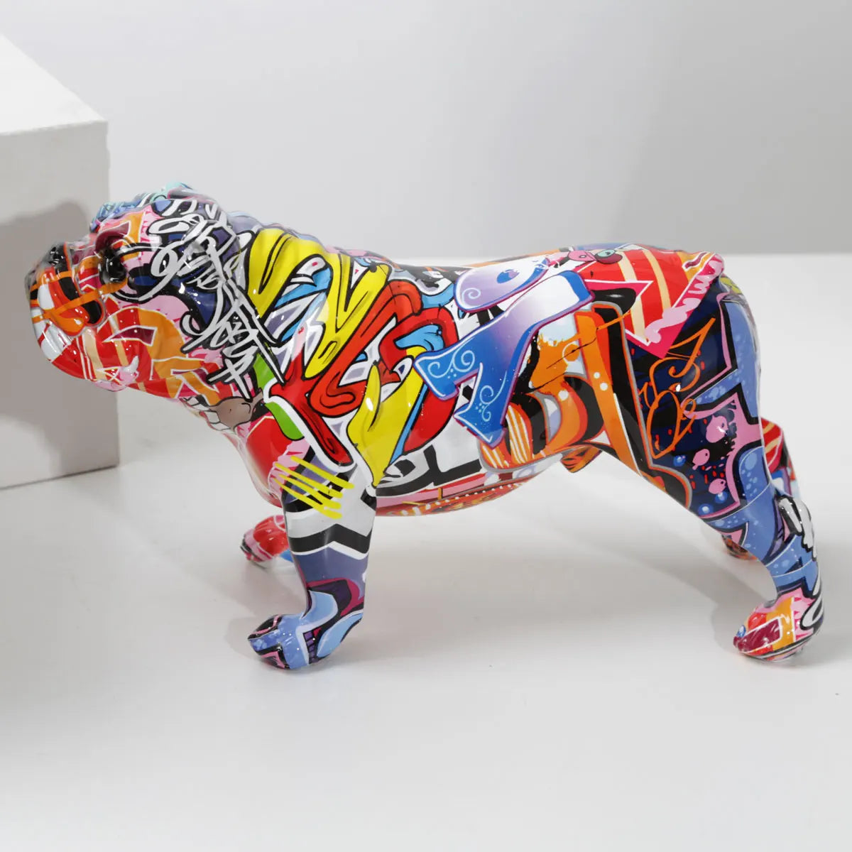 FLYuechun Ranan Bulldog Resin Ornament Modern Home Decor