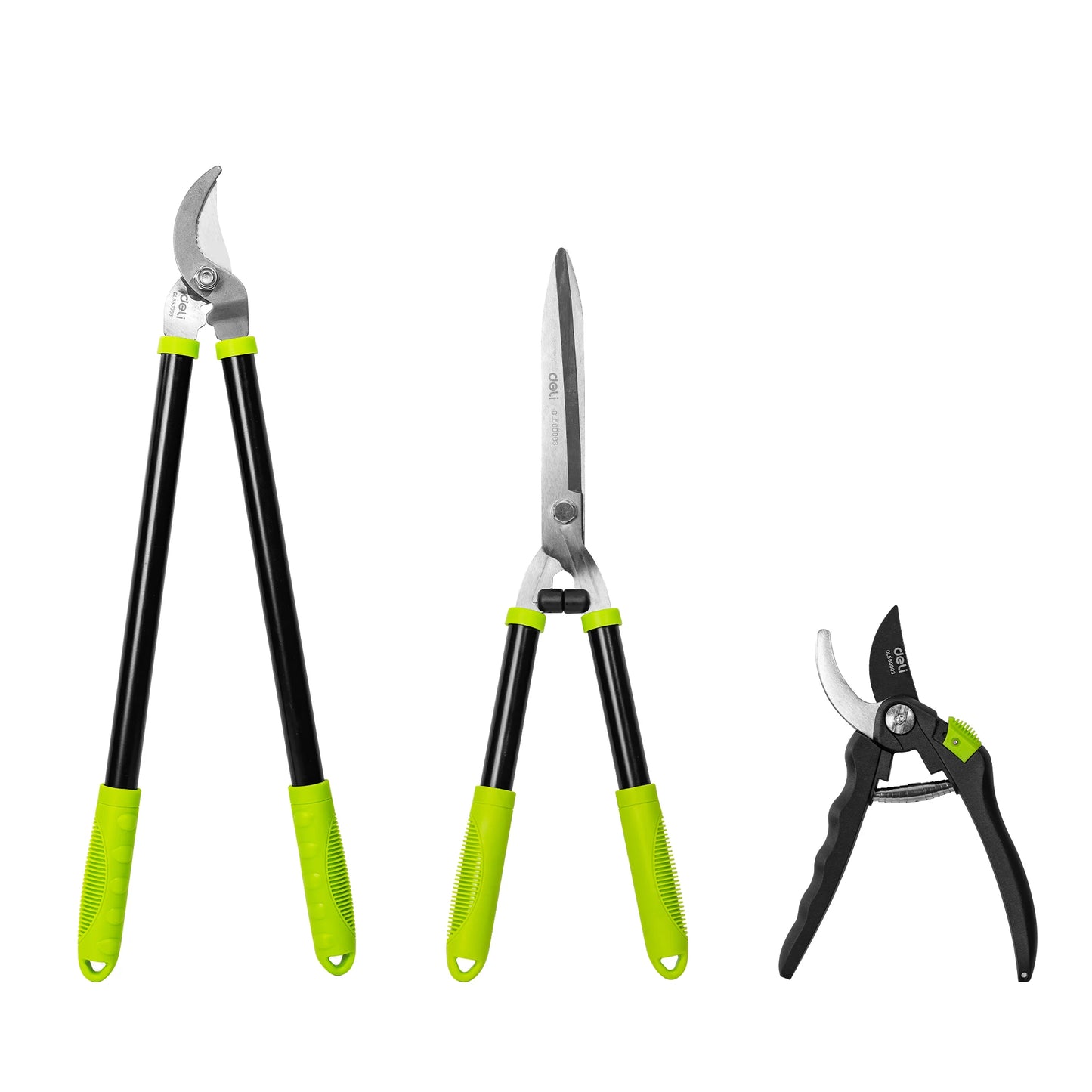 Deli 3-Piece Loppers And Pruners Set For Garden Care