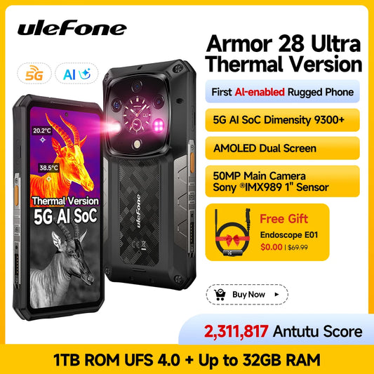 Ulefone Armor 28 Ultra 5G Rugged Phone With 1TB ROM
