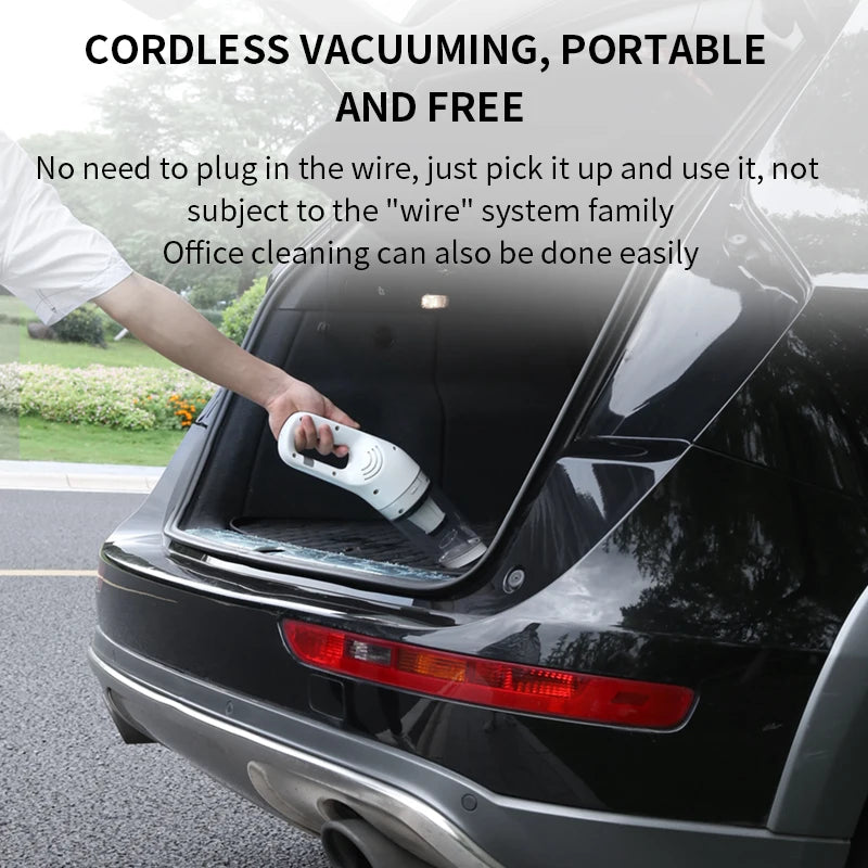 DDRADON Cordless Car Vacuum Cleaner 13000Pa Suction Handheld