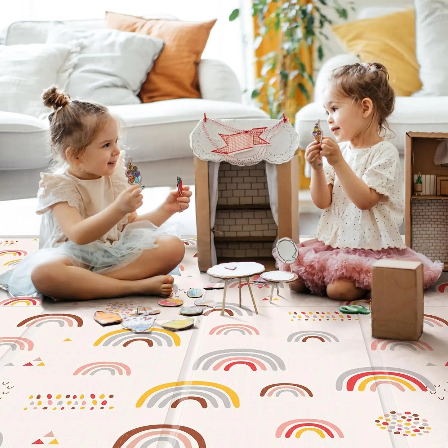 Foldable Baby Play Mat Safe Foam Tummy Time Surface