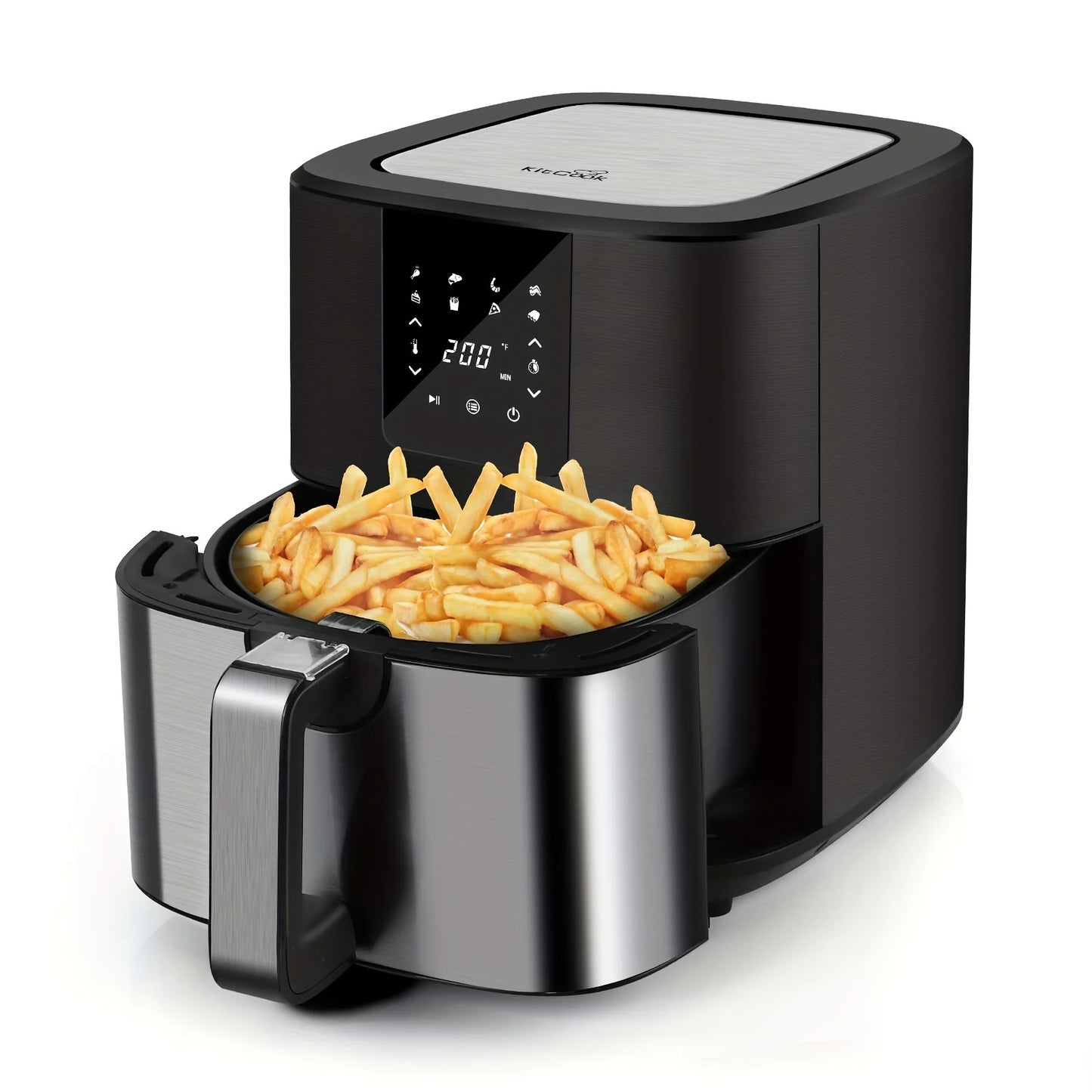 KitCook 1500W Air Fryer With Digital Touch Screen And 8 Presets