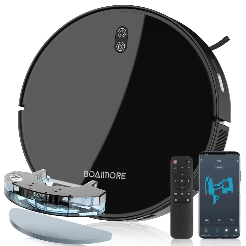 Boaimore Smart Robot Vacuum Mop App Control And Self Charging
