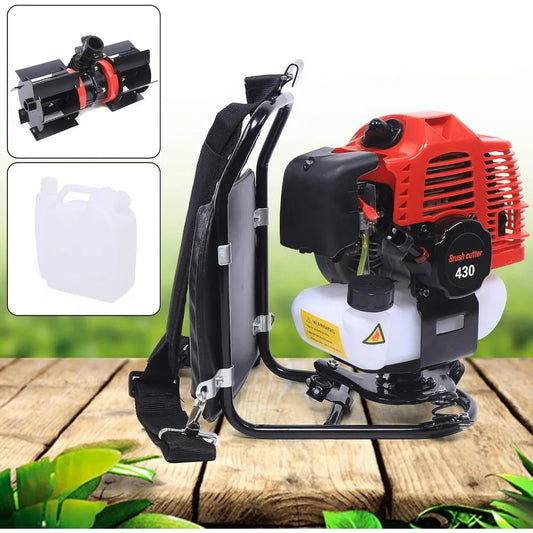 Gas Backpack Brush Cutter 2 Stroke Trimmer Weed Wacker