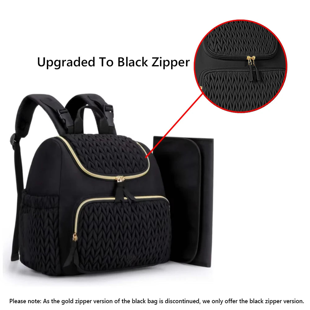 Mommy Diaper Bag Stroller Organizer With Insulated Pocket Changing Pad Travel