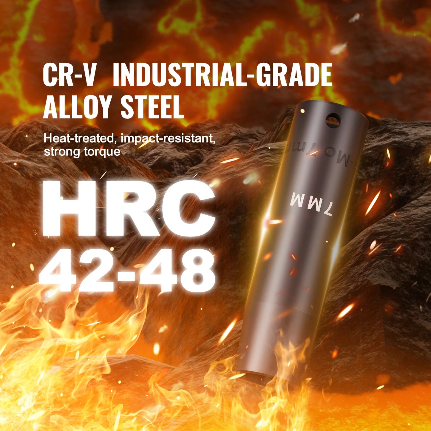 SucceBuy 65 Piece Cr-V Alloy Impact Socket Set With Easy Read Markings