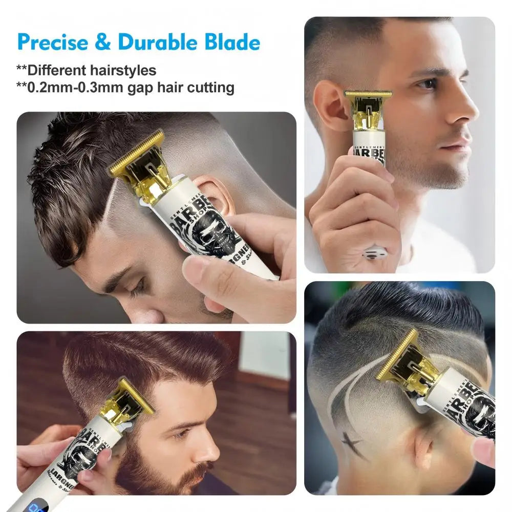 Largner Hair Clipper and Shaver with Ceramic T-Blade