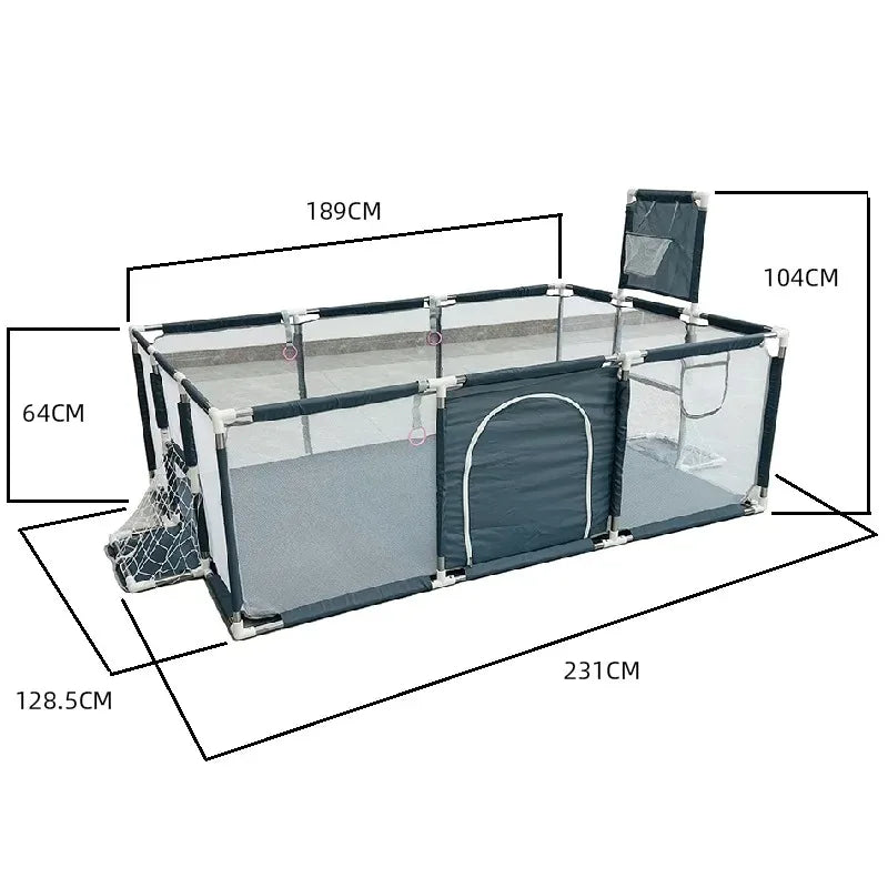 Na Baby Playground Playpen For Toddlers Thick Steel Pipes