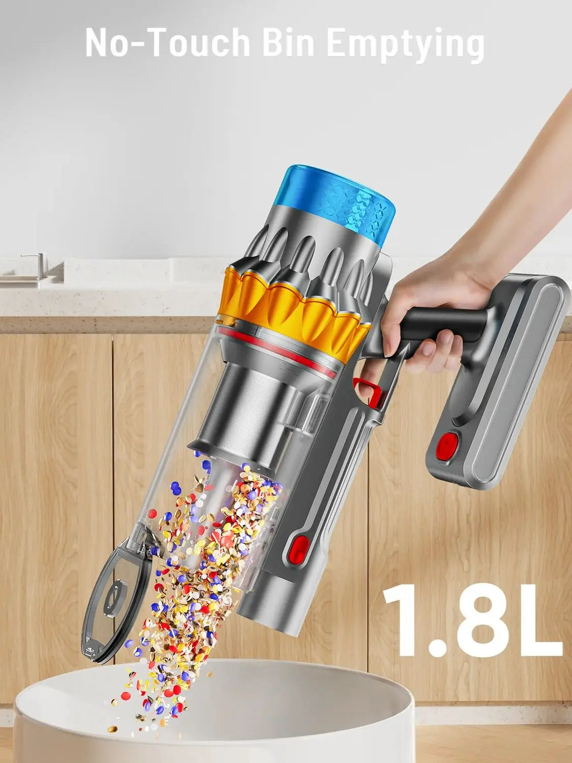 VAKERR X15 Pro 650W Cordless Vacuum For Pet Hair Cleaning