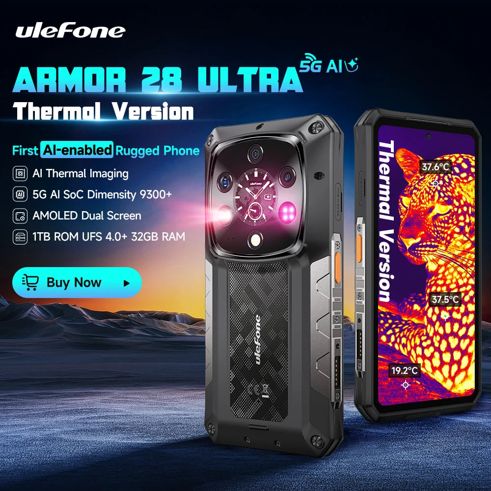 Ulefone Armor 28 Ultra 5G Rugged Phone With 1TB ROM