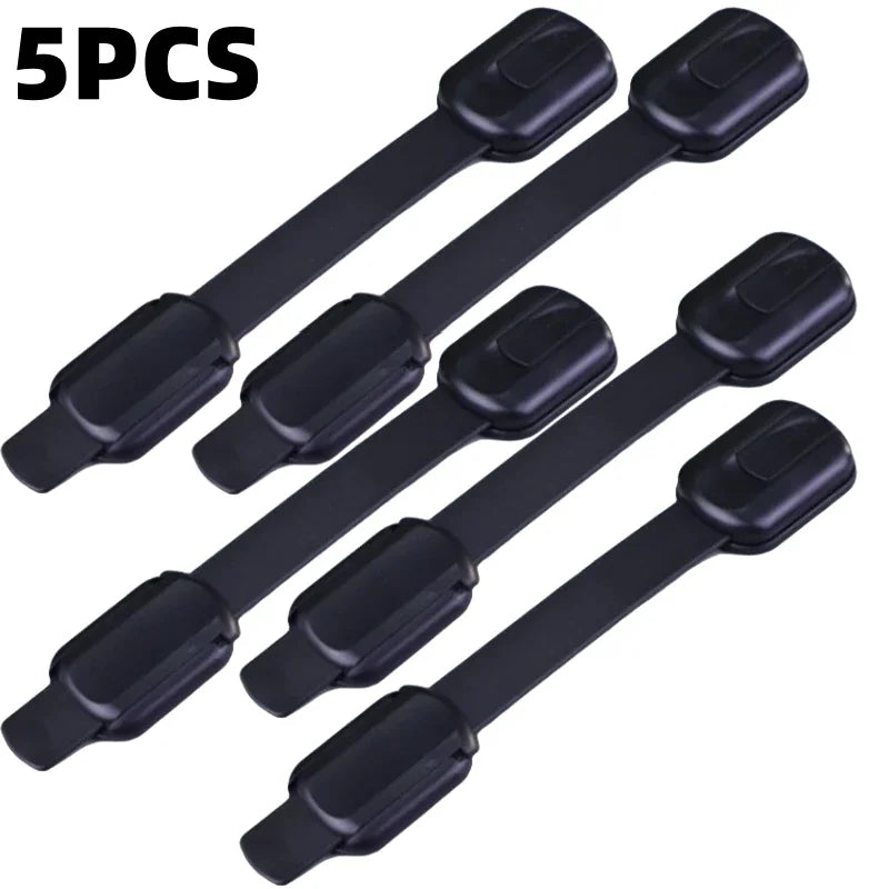 Baby Safety Locks for Cabinets and Drawers Adhesive Latch Straps