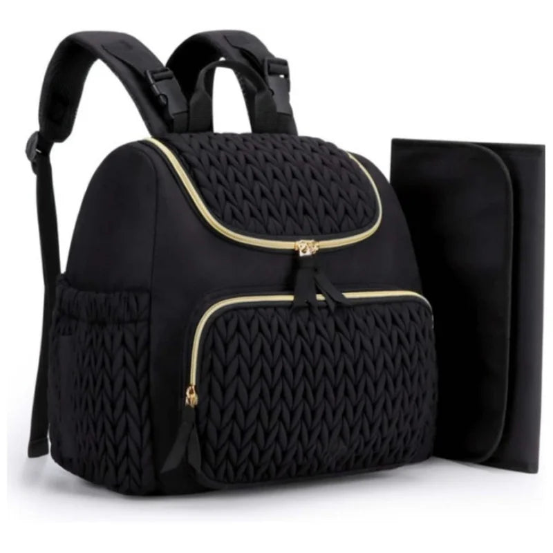 Mommy Diaper Bag Stroller Organizer With Insulated Pocket Changing Pad Travel