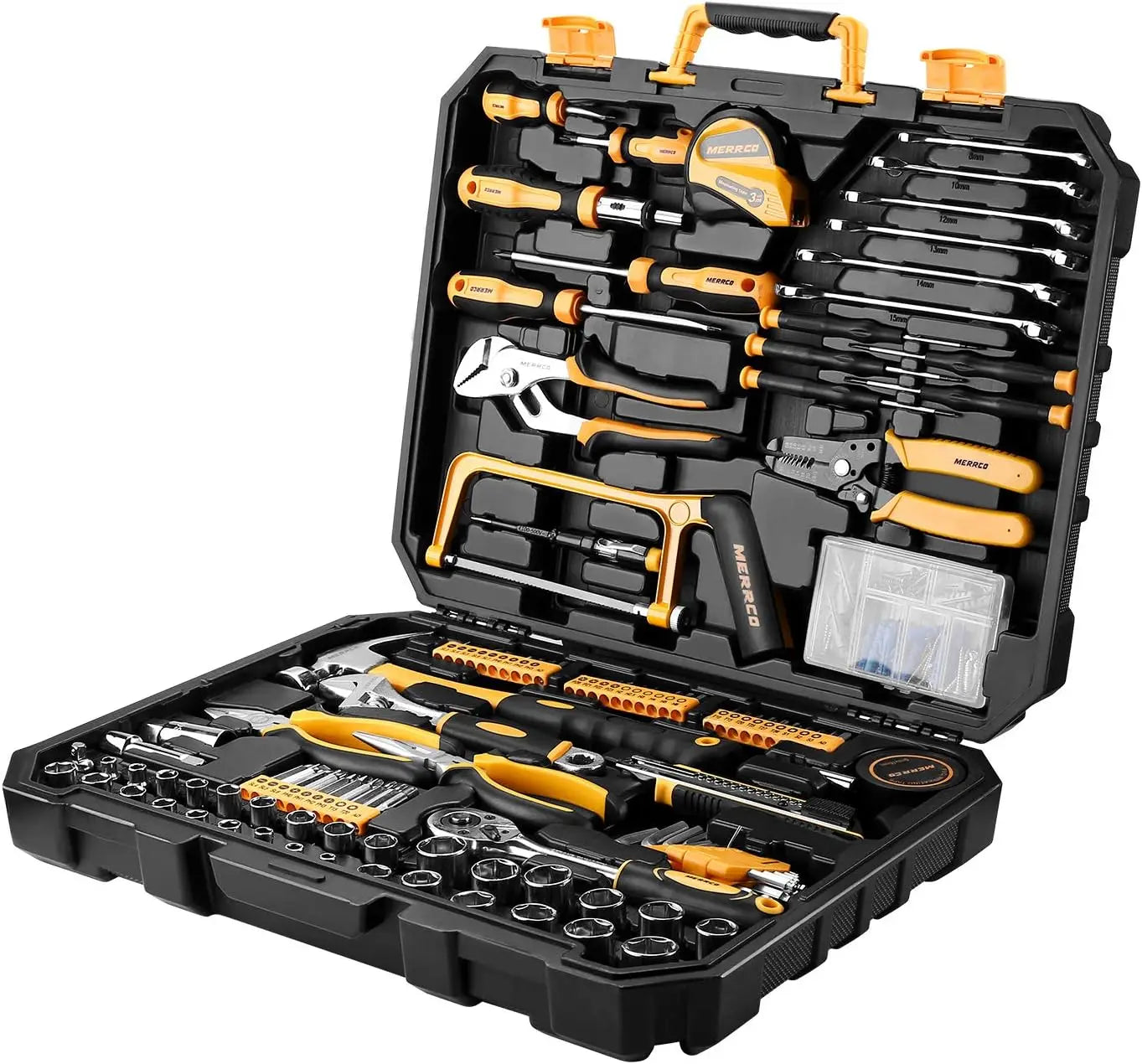 DEKO 198-Piece Home Repair Tool Kit With Hand Tools