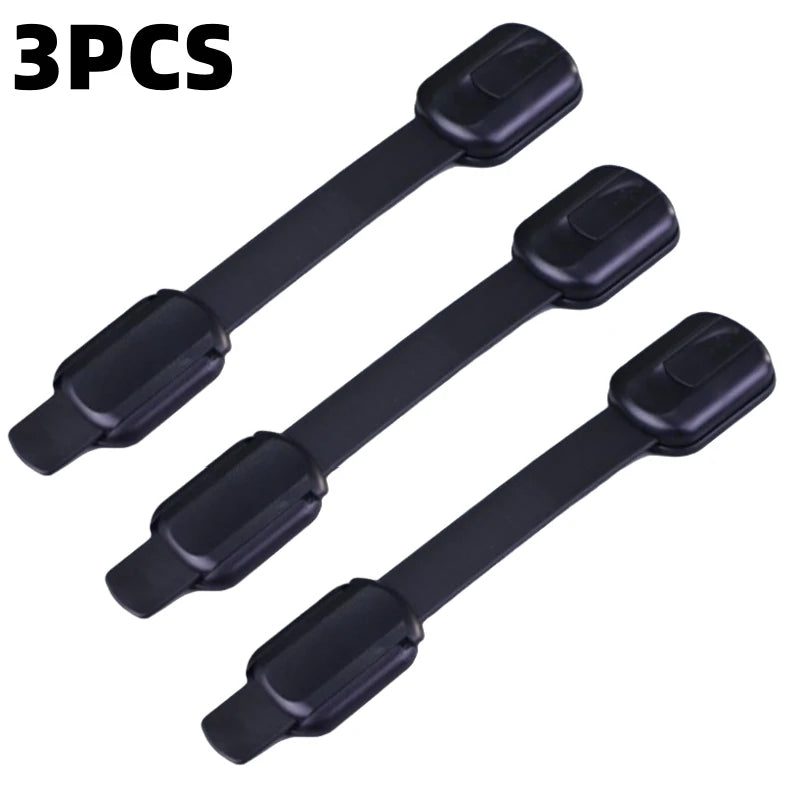 Baby Safety Locks for Cabinets and Drawers Adhesive Latch Straps