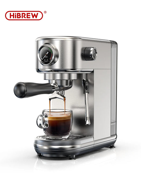 HiBREW 20Bar Semi Automatic Espresso Machine Temperature Adjustable Cappuccino