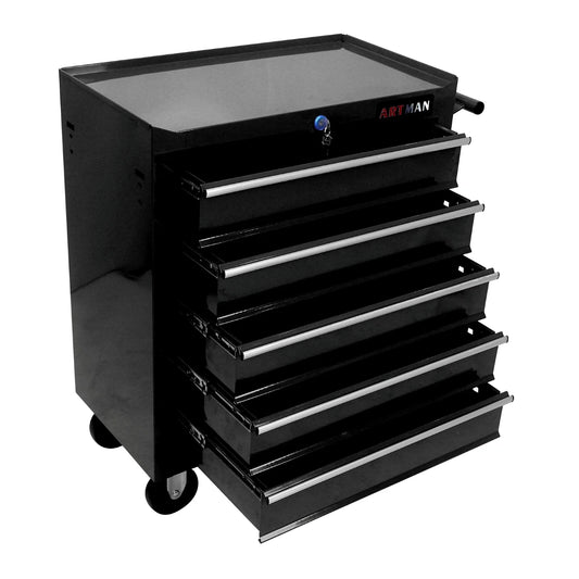 ARTMAN Rolling Tool Cart With 5 Drawers And Locking Storage