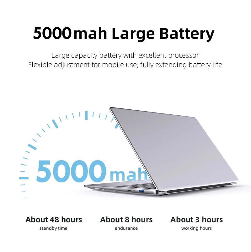 Xia Man Windows Laptop With Intel Atom A3950 12GB RAM SSD