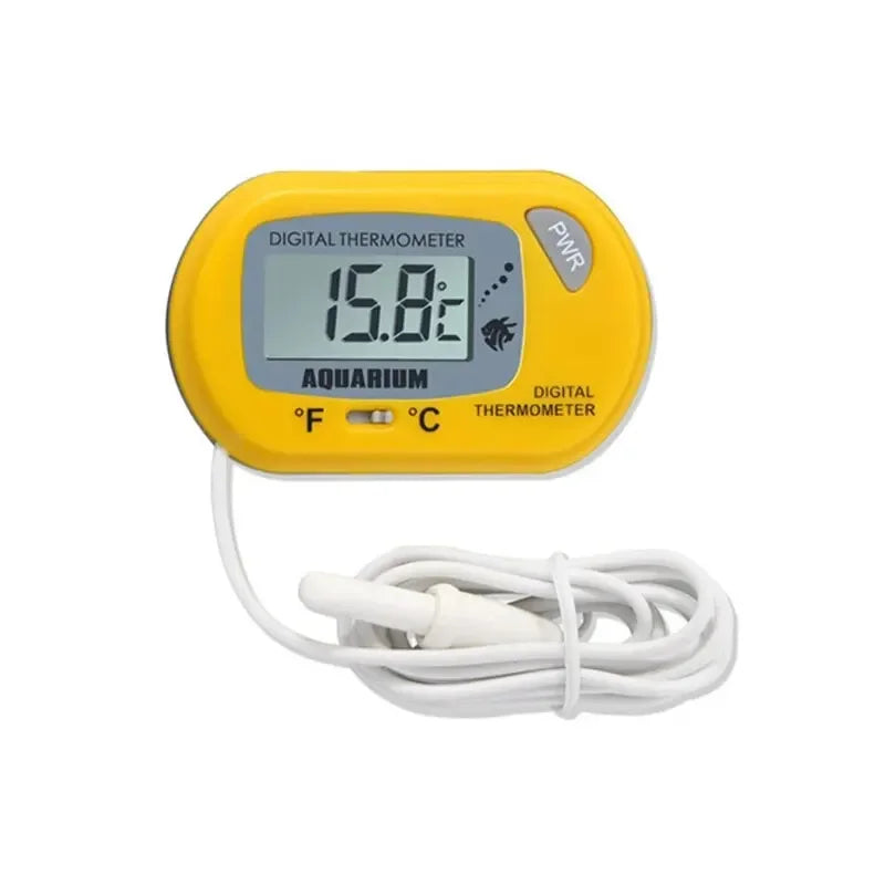Digital Aquarium Thermometer With Probe Suction Cup Celsius