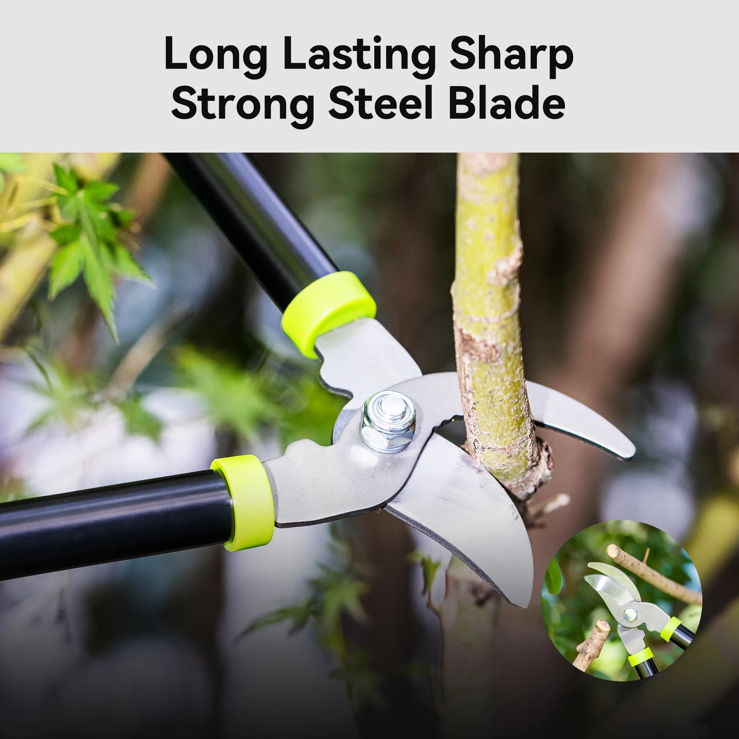 Deli 3-Piece Loppers And Pruners Set For Garden Care