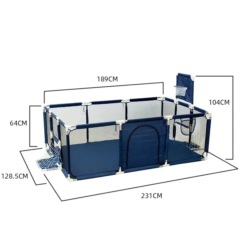 Na Baby Playground Playpen For Toddlers Thick Steel Pipes