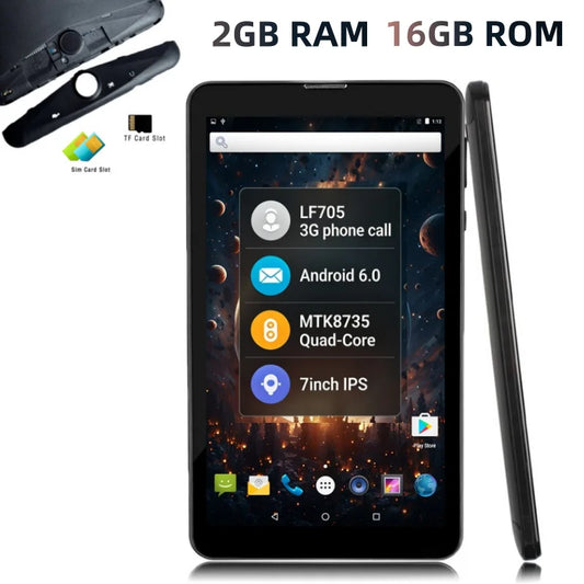 Glavey Android 6.0 Tablet 3G Quad Core WiFi Bluetooth