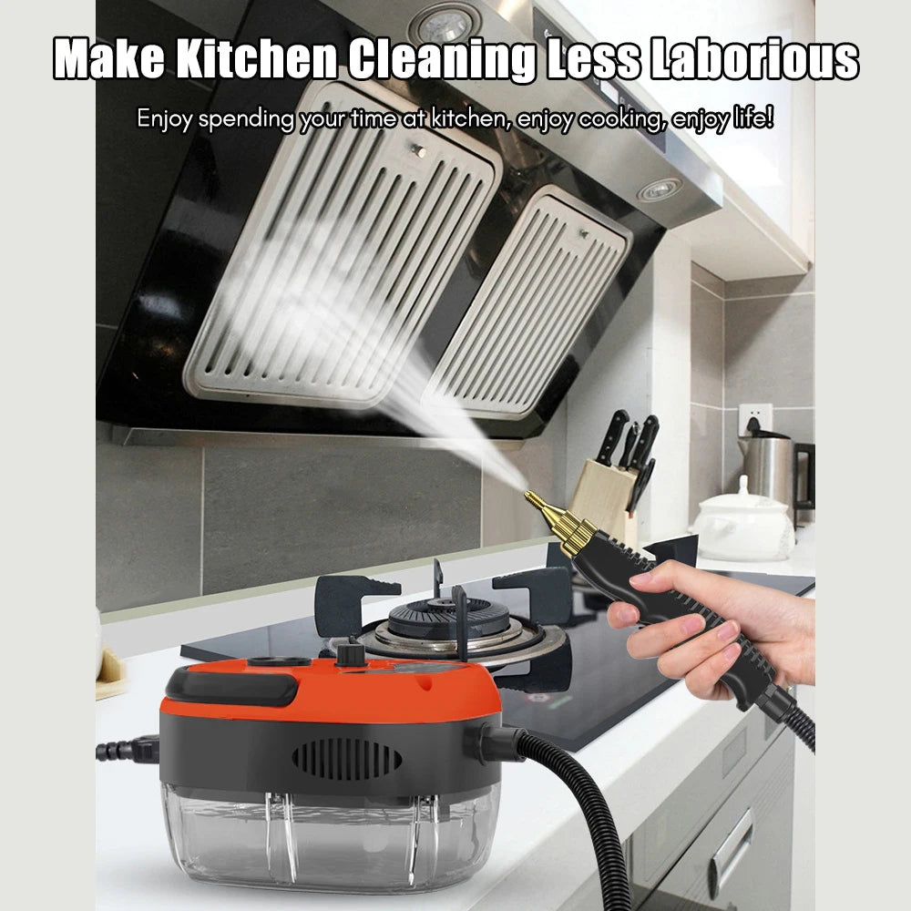 Romellar Handheld Steam Cleaner For Quick Home And Car Wash