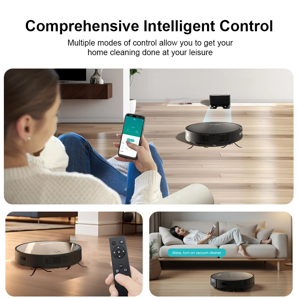 Boaimore Smart Robot Vacuum Mop App Control And Self Charging