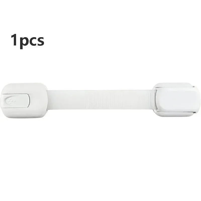 Baby Safety Locks for Cabinets and Drawers Adhesive Latch Straps